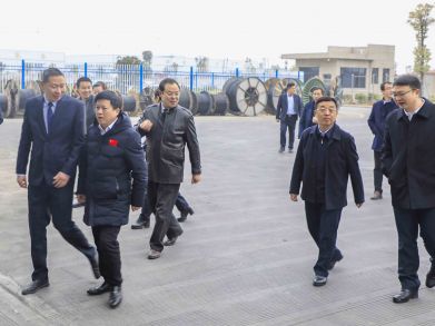 副市長(cháng)賀輝及各部門(mén)領(lǐng)導蒞臨調研園區企業(yè)發(fā)展情況